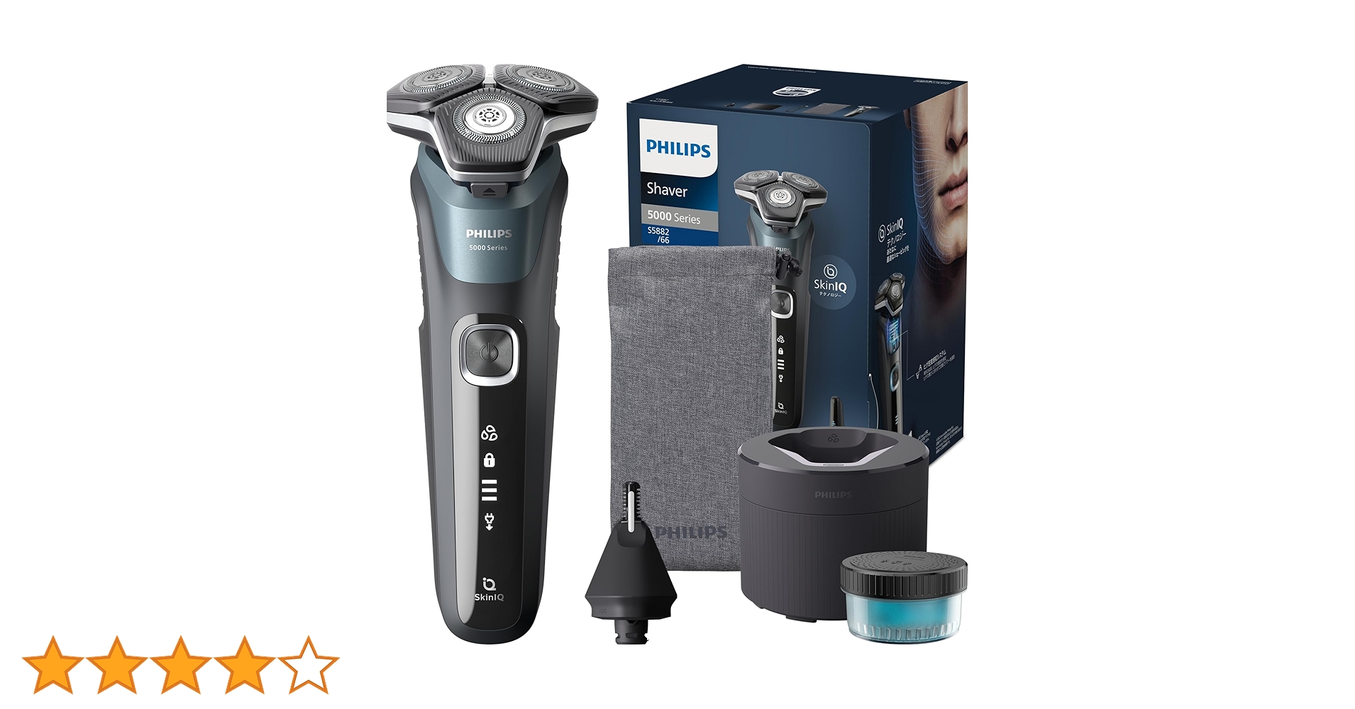Philips Shaver S5882/66 5000シリーズ Amazon.co.jp: Philips 5000 Series S5882/66 Men's Electric